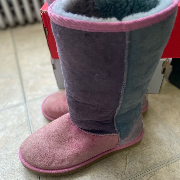 Kids Multi Color Ugg’s - Picture 2 of 3